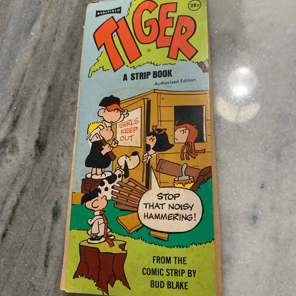 Vintage 1968 Bud Blake Tiger Comic Strip Book